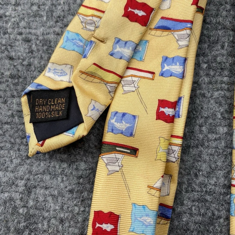 Alynn Neckwear silk boat coastal